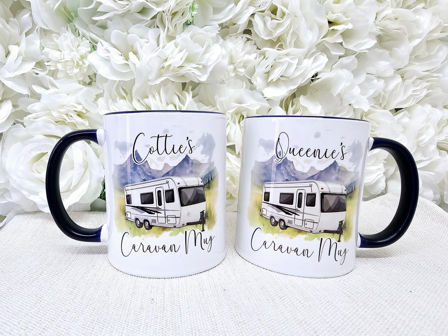 Personalised caravan mug - camping mug - coffee tea named funny cup - Caravanlife - gift for him - gift for her
