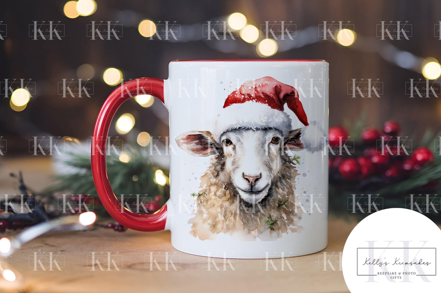 Christmas Farm Animal Personalised Mug - Farm Yard - Cow - Pig - Duck - And More - Stocking Filler- Animal Mug - For him - for her