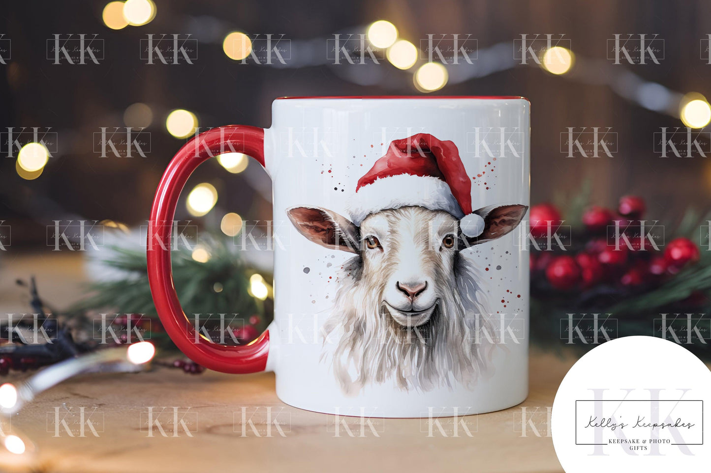 Christmas Farm Animal Personalised Mug - Farm Yard - Cow - Pig - Duck - And More - Stocking Filler- Animal Mug - For him - for her