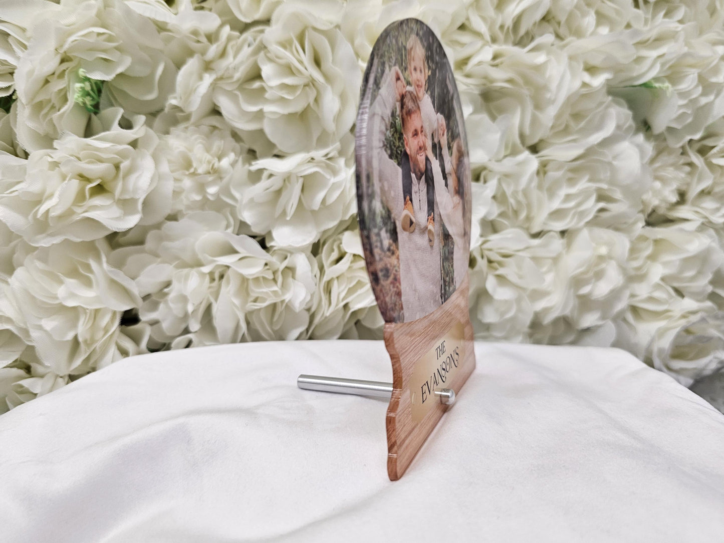 Personalised Christmas Snowglobe Photo Decoration - Family photo- christmas time