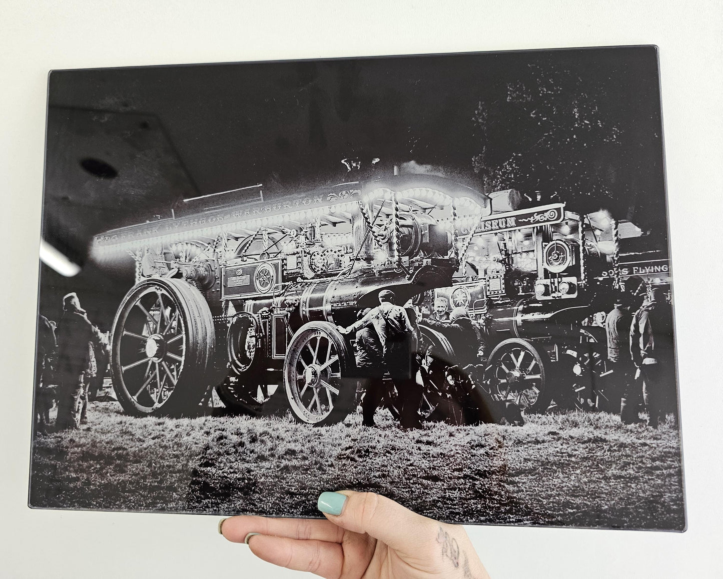 Photo Glass Chopping Board - Kitchen Counter Saver - Work Top Saver - Photo Gift - Kitchen Decor - New Home Gift- Photography