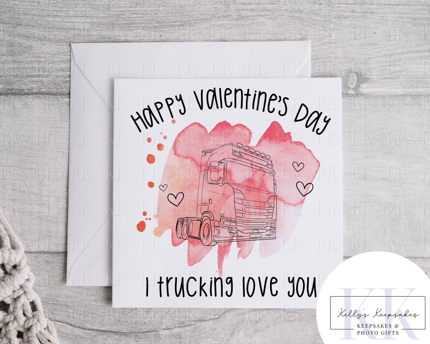 Scania Style Lorry Driver Valentines Day Card - You Sexy Tang - Trucker Valentines Card - Valentines Day - Trucking love you -Mother Trucker