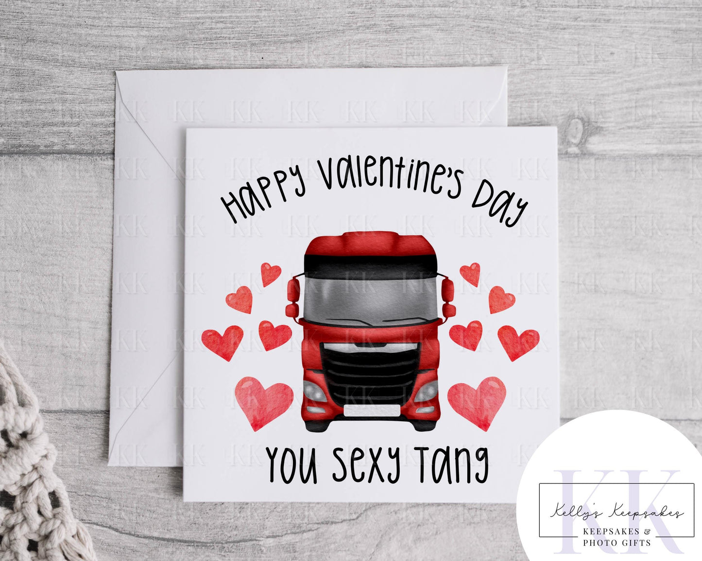 Lorry Driver Valentines Day Card - You Sexy Tang - Trucker Valentines Card - Valentines Day Card - Mother Trucker - Trucking love you