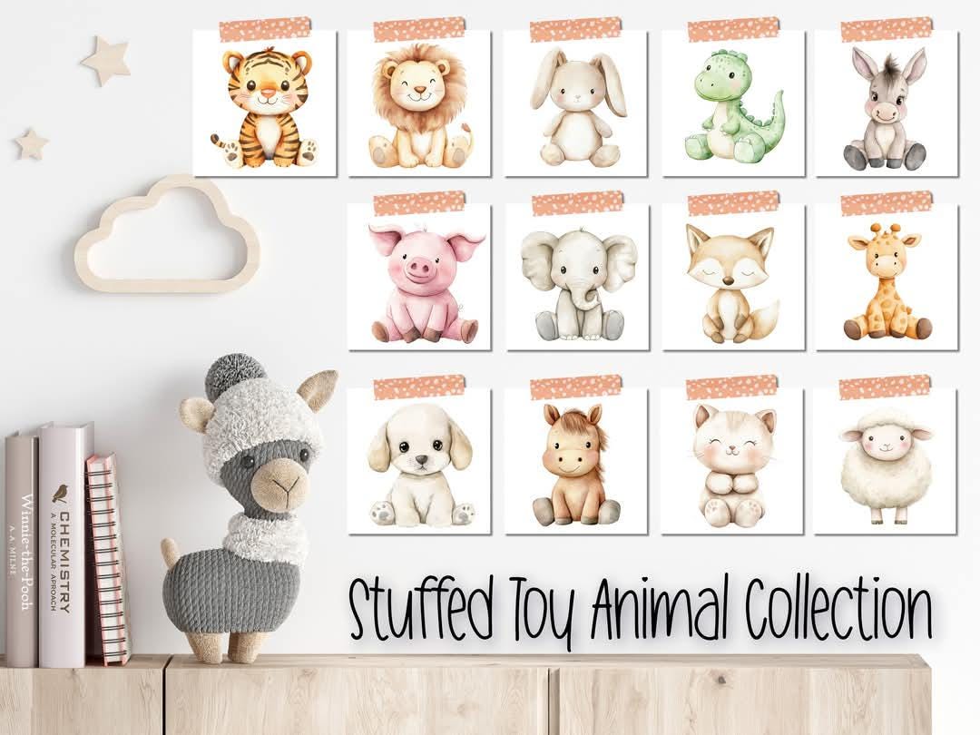 Personalised Birth Announcement Teddy Bear Print and Frame - Baby Announcements - Birth Stats - Nursery Decor - New Baby Gift