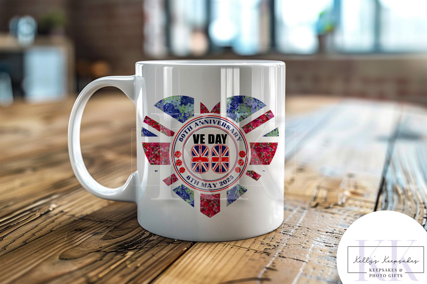 VE Day 80th Anniversary Mug - VE Day 2025 - Veterans 80th anniversary - Souvenir Gifts