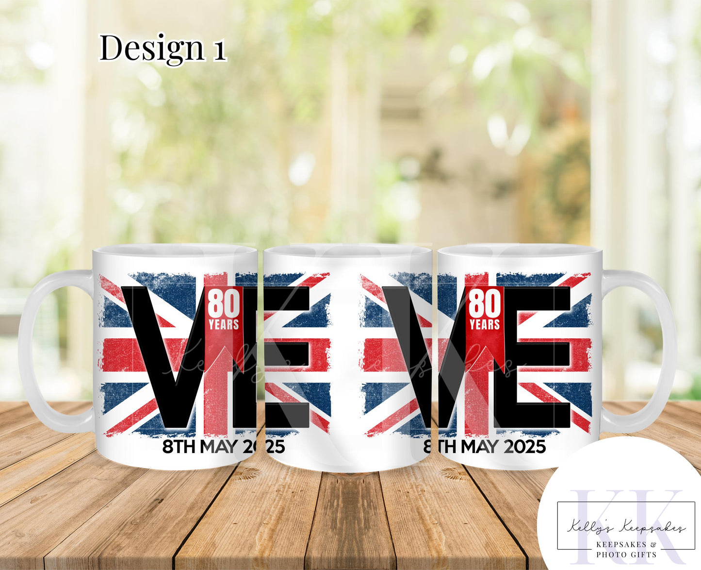 VE Day 80th Anniversary Mug - VE Day 2025 - Veterans 80th anniversary - Souvenir Gifts