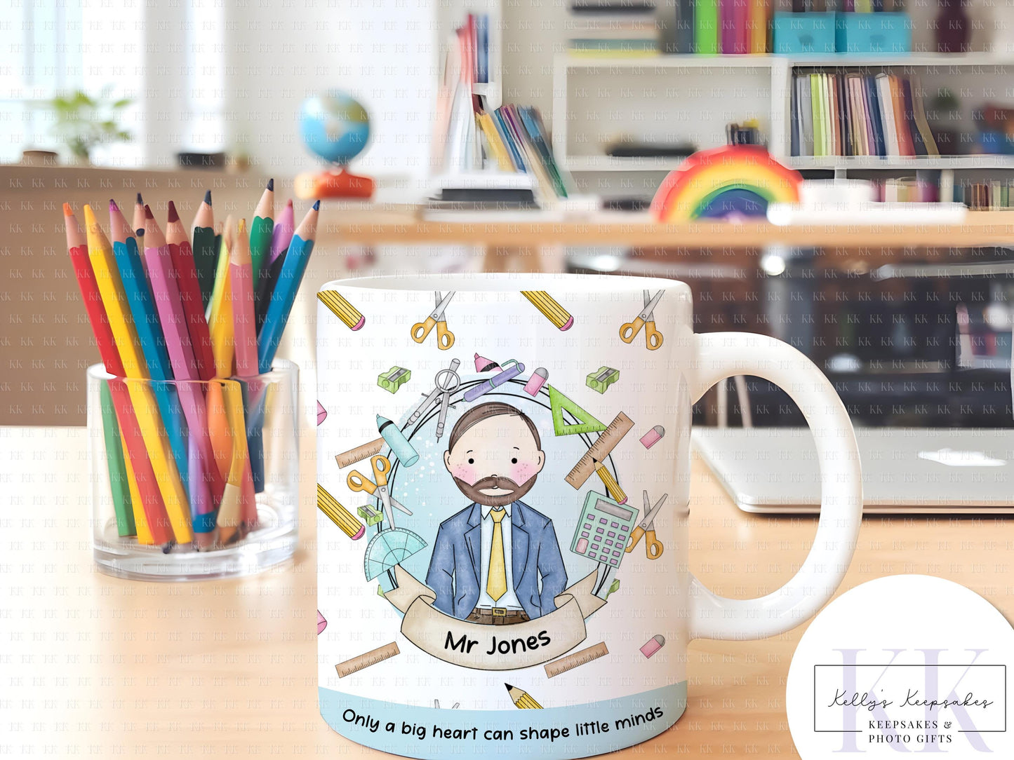 Personalised Teacher Gift Mug - Teacher Gift - Schools Out - Personalised Mug - Build Your Own Teacher