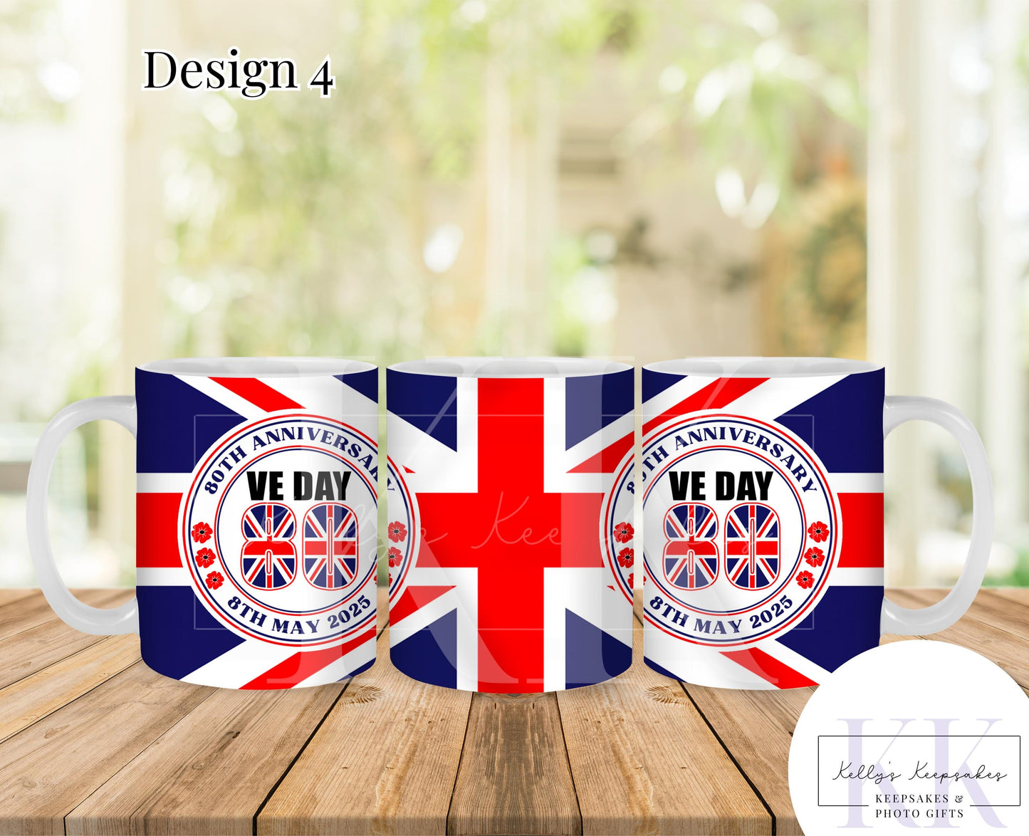 VE Day 80th Anniversary Mug - VE Day 2025 - Veterans 80th anniversary - Souvenir Gifts