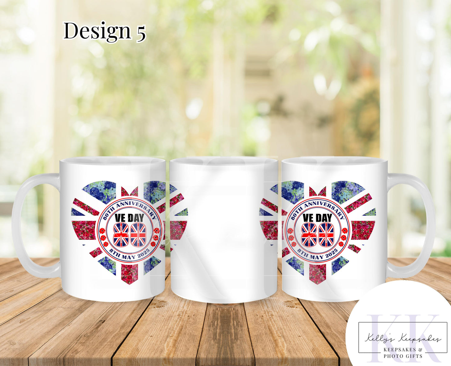 VE Day 80th Anniversary Mug - VE Day 2025 - Veterans 80th anniversary - Souvenir Gifts