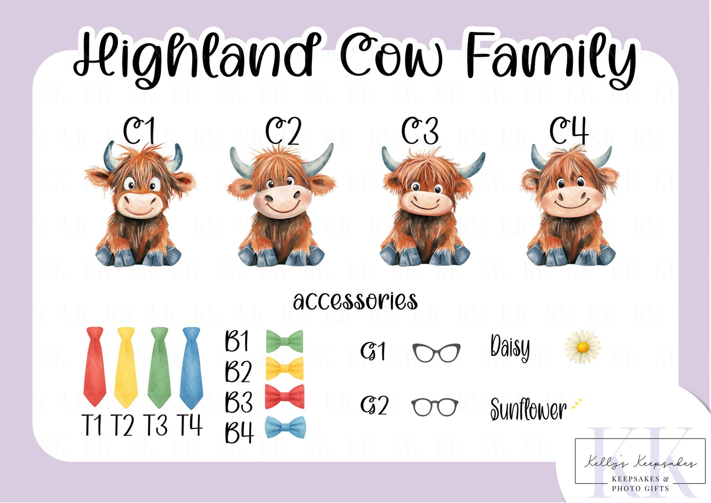 Highland Cow Family Cushion β 'Our Herd' Pillow with Cute Cartoon Cows β Farmhouse Decor, Animal Lover Gift, Rustic Country Style