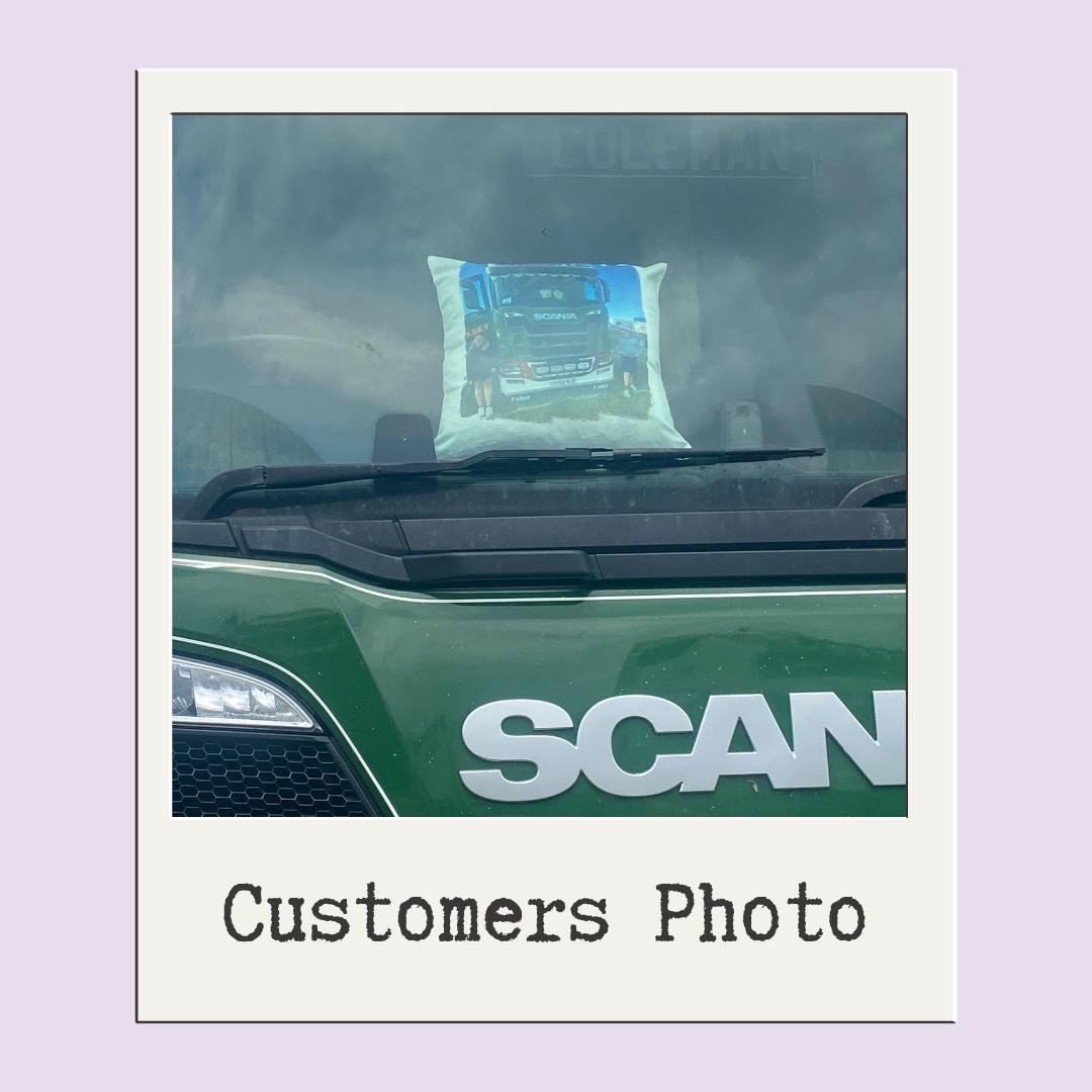 Custom Velvet Photo Cushion 40x40cm β Personalised Cushion with Your Photo β Choice of Back Colours β Includes Inner β Keepsake Gift