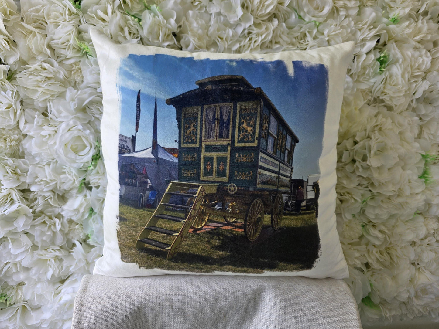Custom Velvet Photo Cushion 40x40cm β Personalised Cushion with Your Photo β Choice of Back Colours β Includes Inner β Keepsake Gift