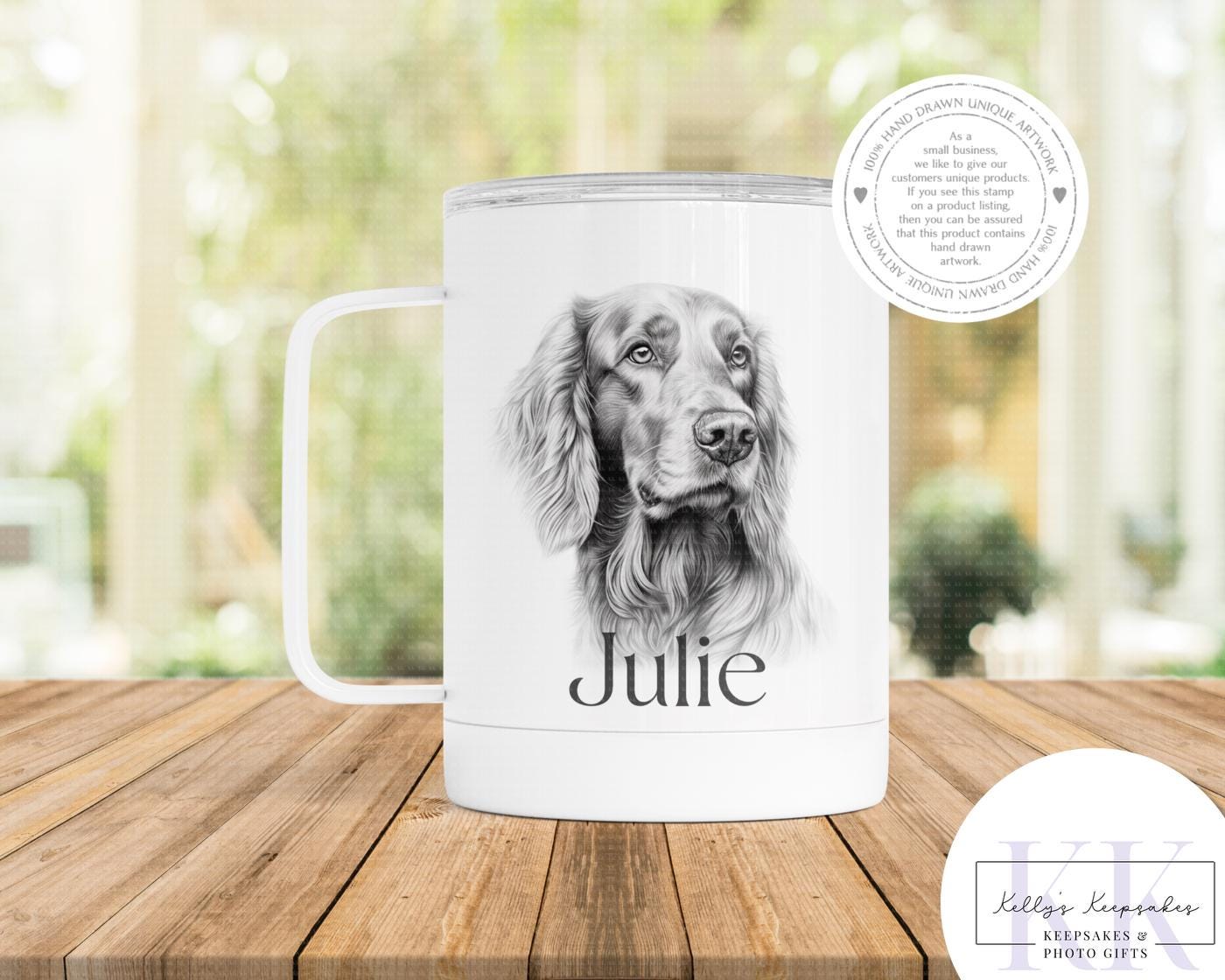Personalised Irish Setter - Cushion - Mug - Travel Mug - Shopping Bag - Hot Water Bottle - Various Items - Personalised Gifts