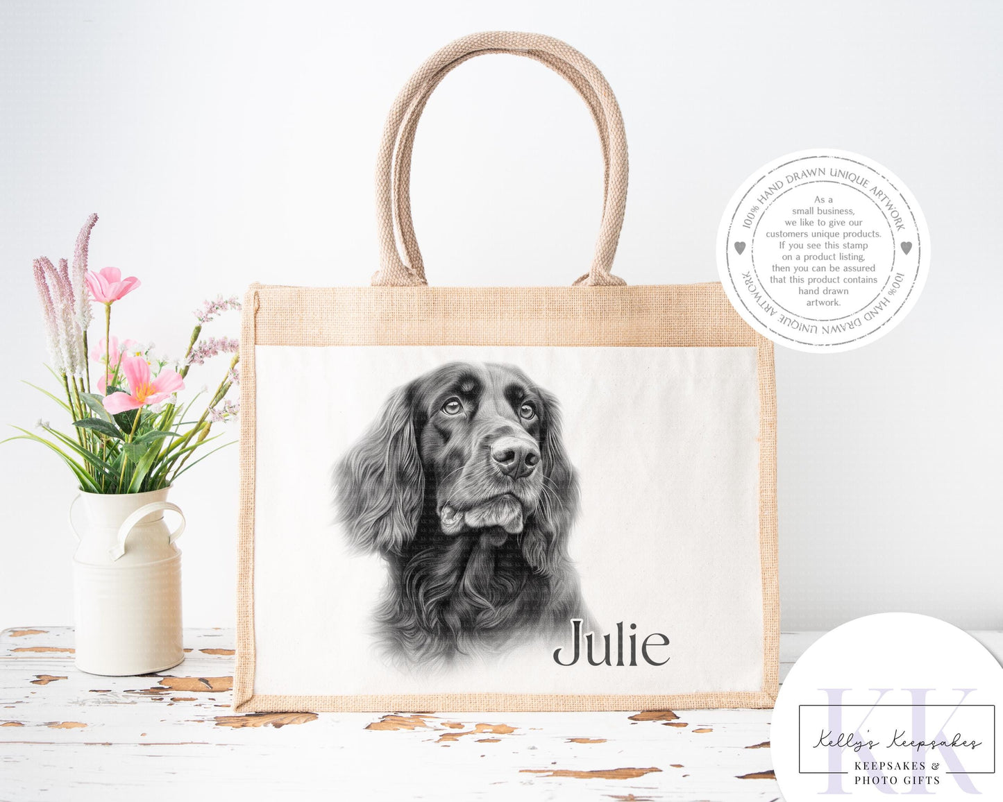 Personalised Sketchy Gordon Setter - Cushion - Mug - Travel Mug - Shopping Bag - Hot Water Bottle - Various Items - Personalised Gifts