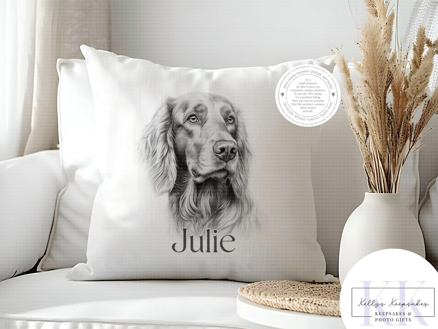 Personalised Irish Setter - Cushion - Mug - Travel Mug - Shopping Bag - Hot Water Bottle - Various Items - Personalised Gifts