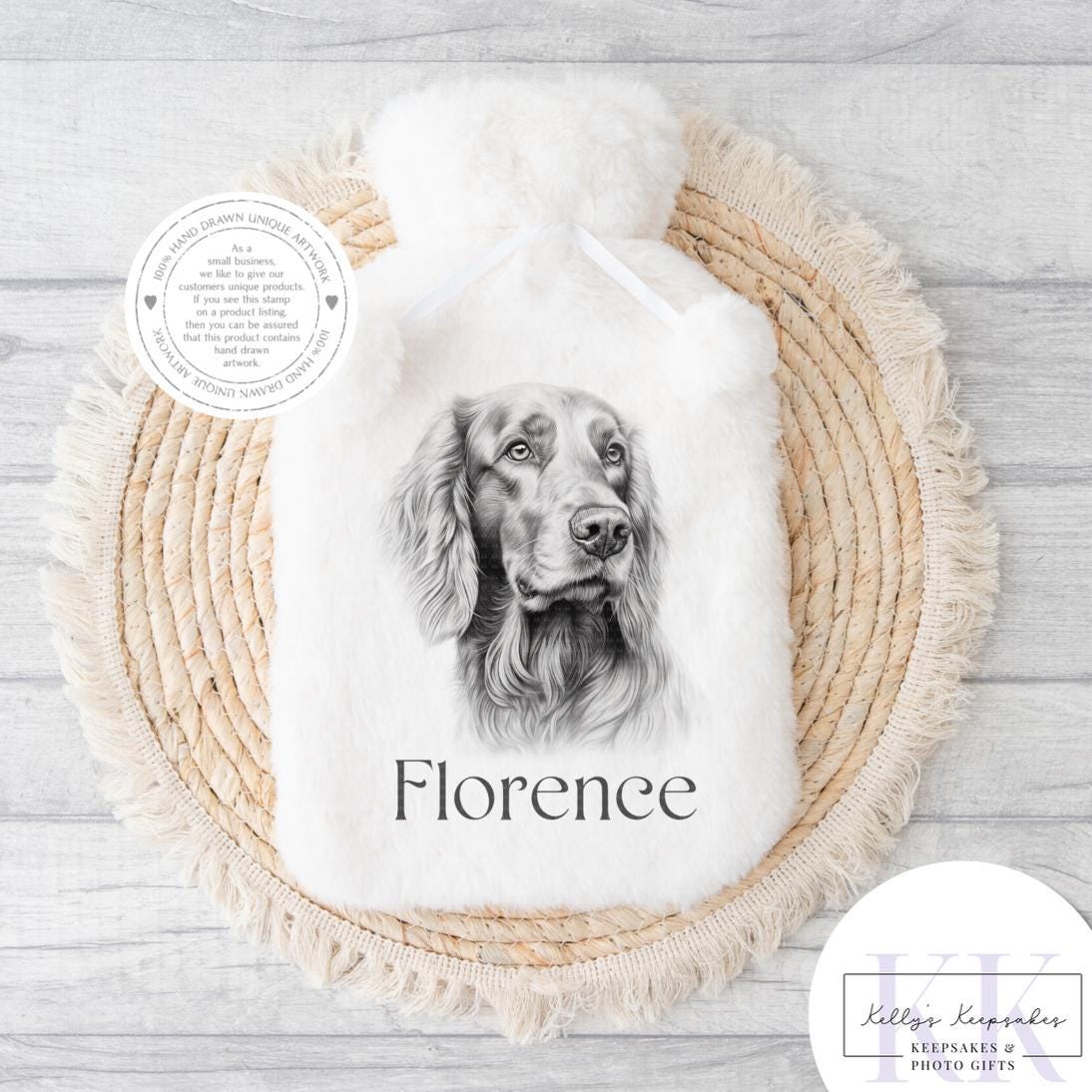 Personalised Irish Setter - Cushion - Mug - Travel Mug - Shopping Bag - Hot Water Bottle - Various Items - Personalised Gifts