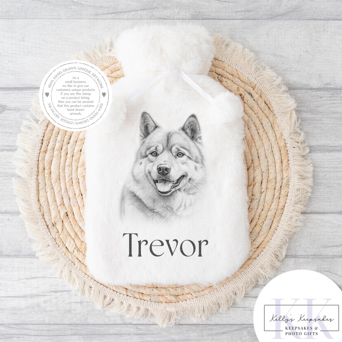 Personalised Sketchy American Akita - Cushion - Mug - Travel Mug - Shopping Bag - Hot Water Bottle - Various Items - Personalised Gifts