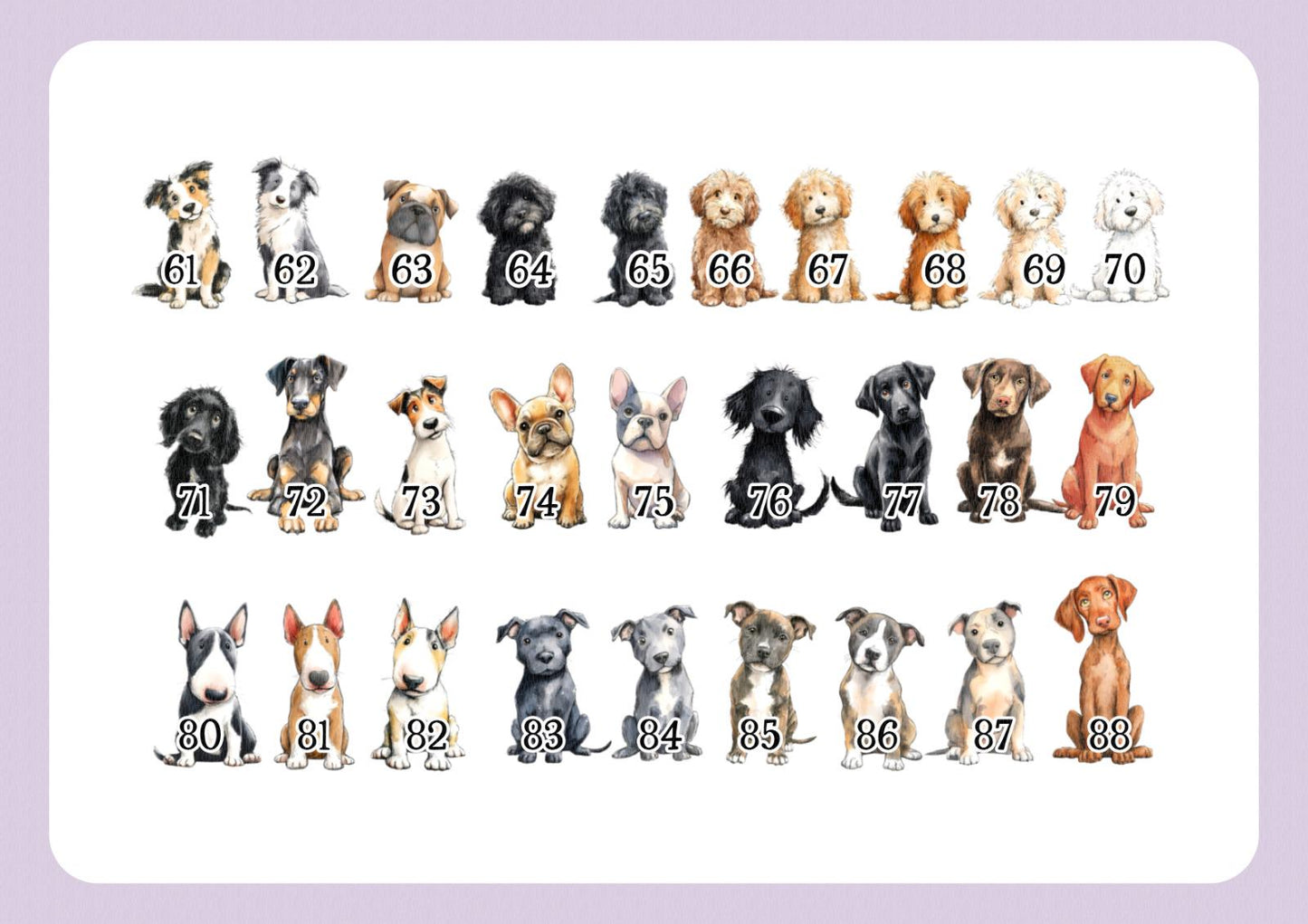 Personalised Dog Breed Santa Present Sack- Treat Sack- Christmas Sack- For The Dog - Santa Sack