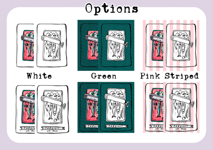 Personalised Sardine Tote Bag - Custom Fish Tote bag - Various Options