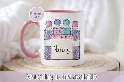 Bingo Dabbers Personalised  Mug  - eyes down custom mug - gift for her - bingo lover