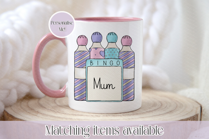 Bingo Dabbers Personalised  Mug  - eyes down custom mug - gift for her - bingo lover
