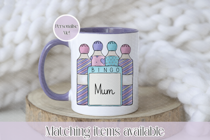 Bingo Dabbers Personalised  Mug  - eyes down custom mug - gift for her - bingo lover