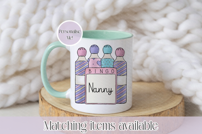 Bingo Dabbers Personalised  Mug  - eyes down custom mug - gift for her - bingo lover