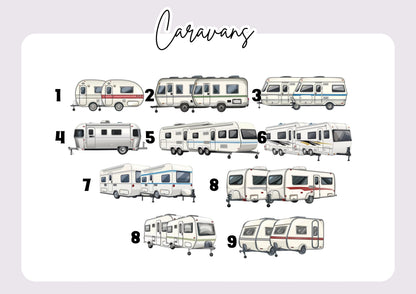 Personalised caravan mug - camping mug - coffee tea named funny cup - Caravanlife - gift for him - gift for her