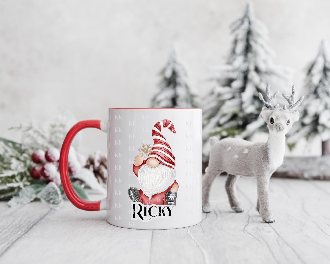 Gonk Couple Personalise Mug - Gonk Lovers - 1 or 2 Mugs - Christmas Mug - Stocking filler - For Him - For Her
