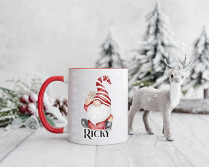 Gonk Couple Personalise Mug - Gonk Lovers - 1 or 2 Mugs - Christmas Mug - Stocking filler - For Him - For Her