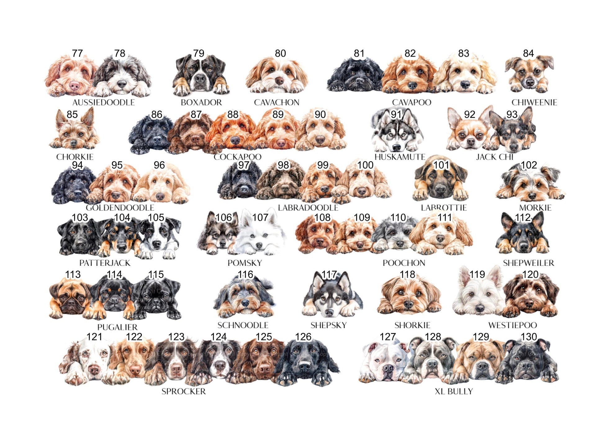I woof you mummy - Dog Mother's Day Gift - Father's Day Gift - For Mummy - For Daddy - Different Breeds - From Dog Gift