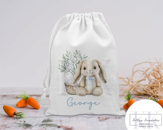 Easter Bunny Personalised Sack - Gift Bag - Personalised Sack - Easter Gift - Personalised Easter - Easter Rabbit