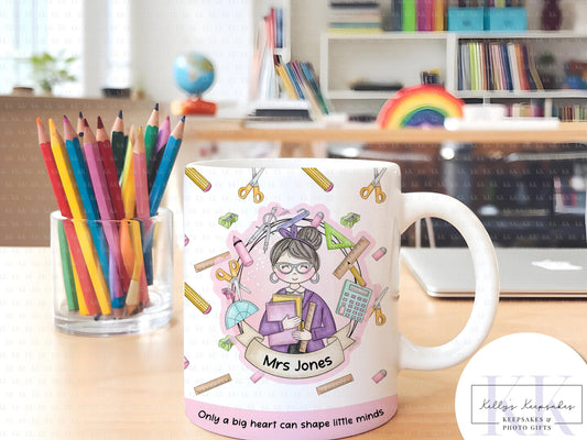 Personalised Teacher Gift Mug - Teacher Gift - Schools Out - Personalised Mug - Build Your Own Teacher