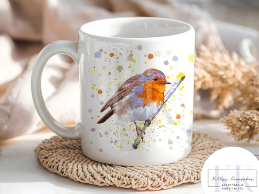 Robins appear when loved ones are near mug - Robin Mug - Text or no text