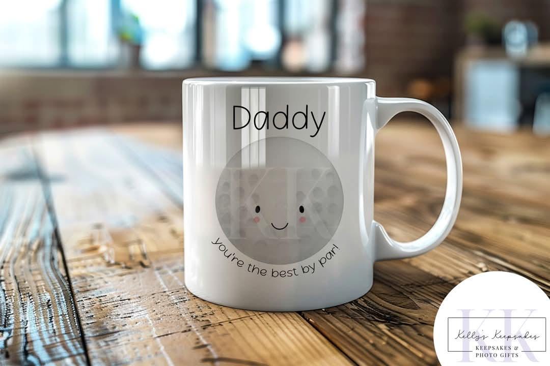 Sport Ball Pun Father's Day Mug - Sports Dad - Father's Day- Rubgy - Football - Tennis - cricket - Golf - Joke Gift - Dad joke
