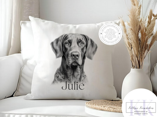 Personalised Sketchy German Short Haired Pointer - Cushion - Mug - Travel Mug - Shopping Bag - Hot Water Bottle - Personalised Gifts