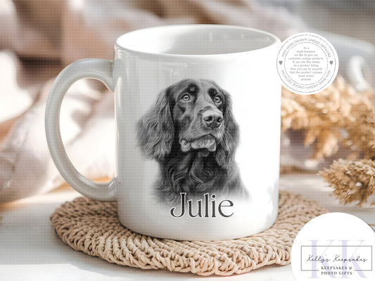 Personalised Sketchy Gordon Setter - Cushion - Mug - Travel Mug - Shopping Bag - Hot Water Bottle - Various Items - Personalised Gifts