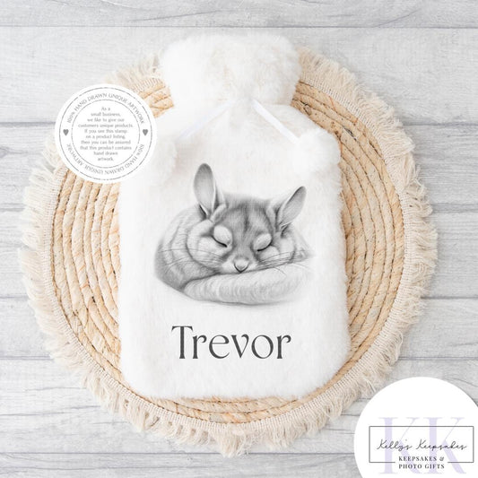 Personalised Sketchy Chinchilla - Cushion - Mug - Travel Mug - Shopping Bag - Hot Water Bottle - Various Items - Personalised Gifts