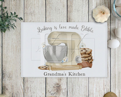 Country Style Bumble Bee Kitchen Glass Chopping board - Worktop Saver - Kitchen Chopping Board - Country Kitchen - Farmhouse