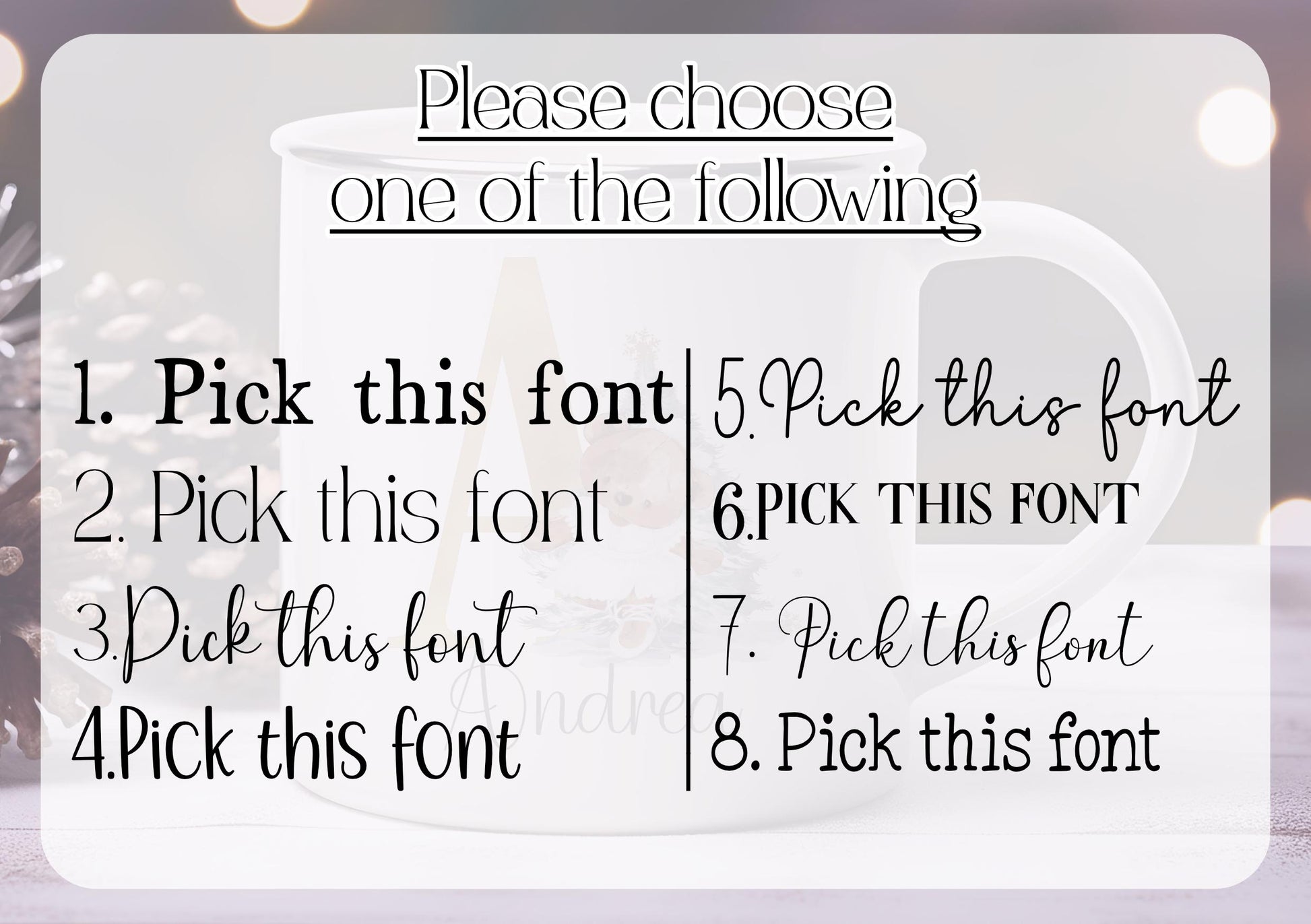 Personalised Christmas Penguin Mug – Enamel or Ceramic | Custom Name | 4 Colours | Optional Matching Handle | Holiday Gift for Kids & Adults