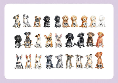 Personalised Dog Breed Santa Present Sack- Treat Sack- Christmas Sack- For The Dog - Santa Sack