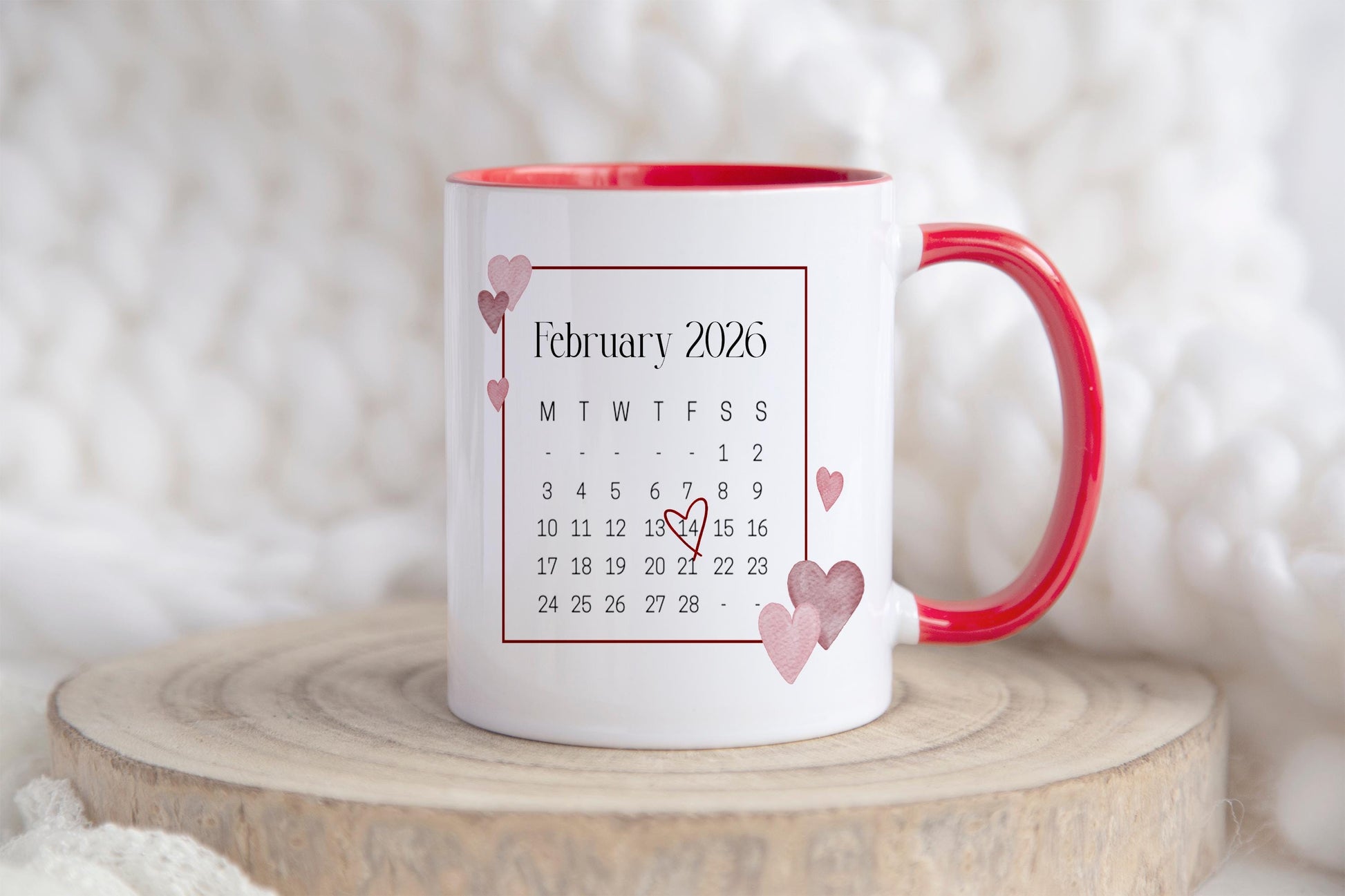 Valentines Day Photo Mug - First Valentines Day Together - 2026 - Custom Photo Mug
