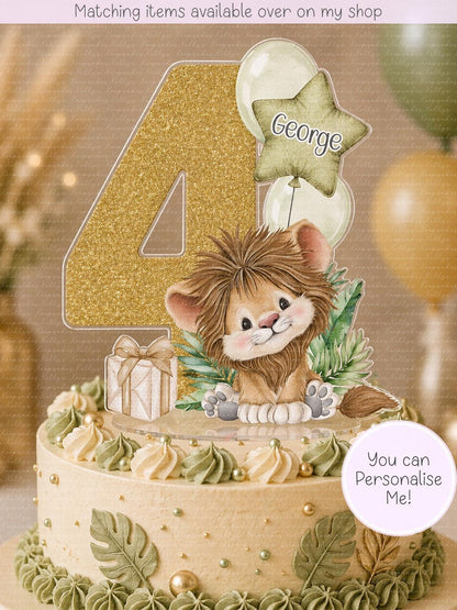 Personalised Game Controller age cake topper - acrylic gamer printed cake topper - custom cake decoration