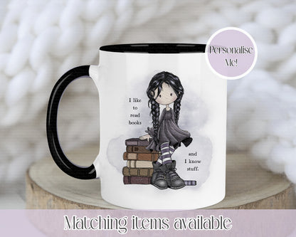 Goth Girl Mug - personalised alternative inspired mug - funny sweary quote
