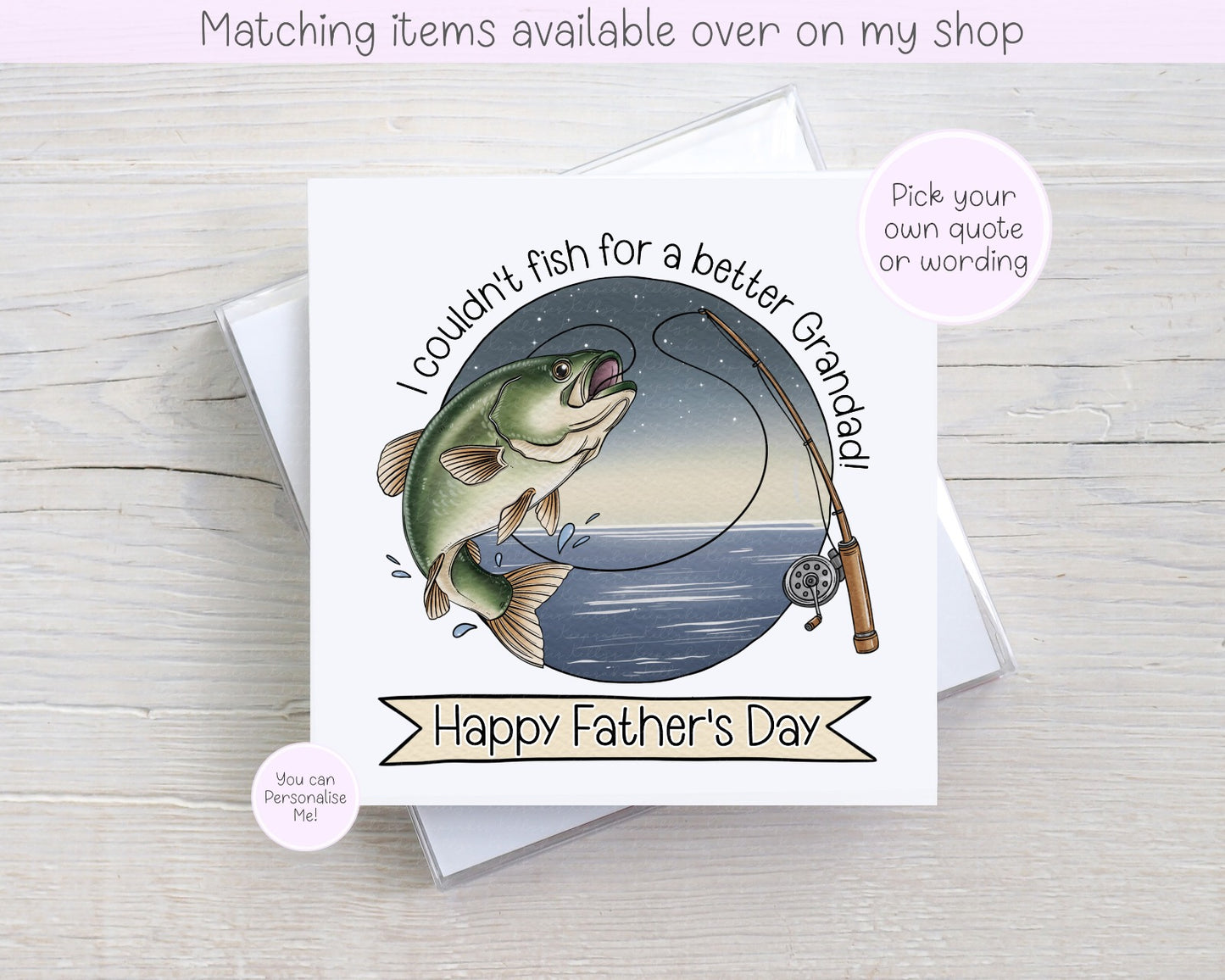 You are a reel great dad fathers day Card - fishing card for him - fathers day