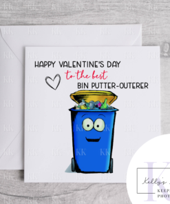 Best Bin Putter Outerer - Valentines Day Card - Funny Card
