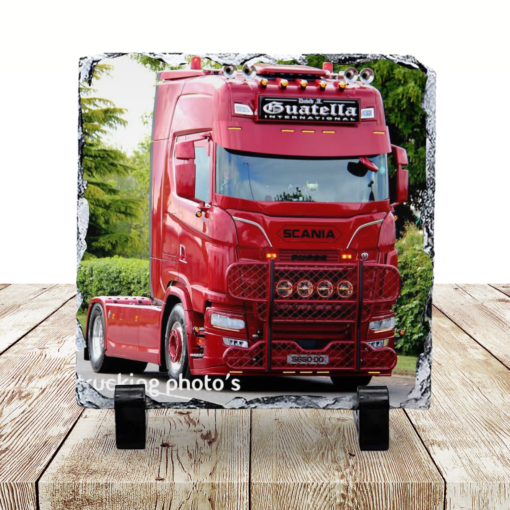 Large square photo slate 20cm
