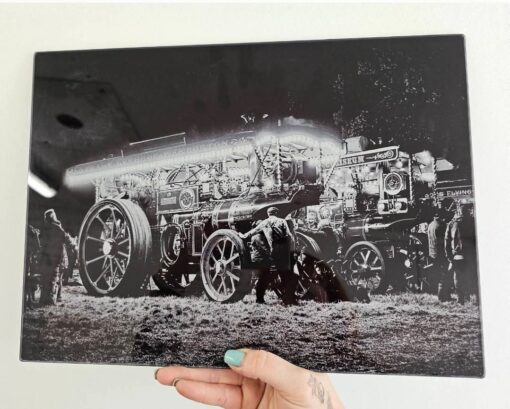 Custom Glass Chopping Board - Custom Image - Photo Display